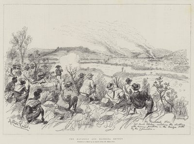 The Matabili and Mashona Revolt by Melton Prior